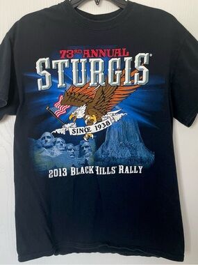 Sturgis 73rd Annual 2013 Rally Eagle Graphic T-shirt